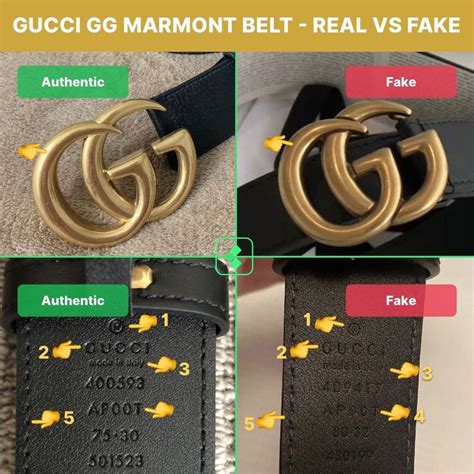 signs of a fake gucci belt|gucci marmont belt identification.